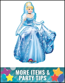 Cinderella Party Supplies, Decorations, Balloons and Ideas
